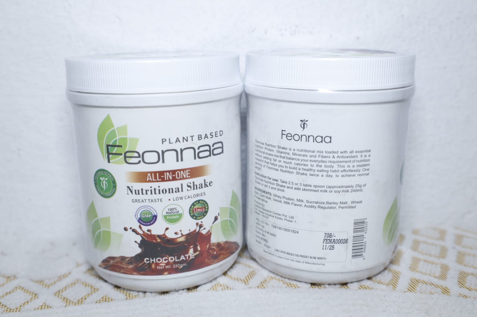 Nutritional shake (chocolate flavour)