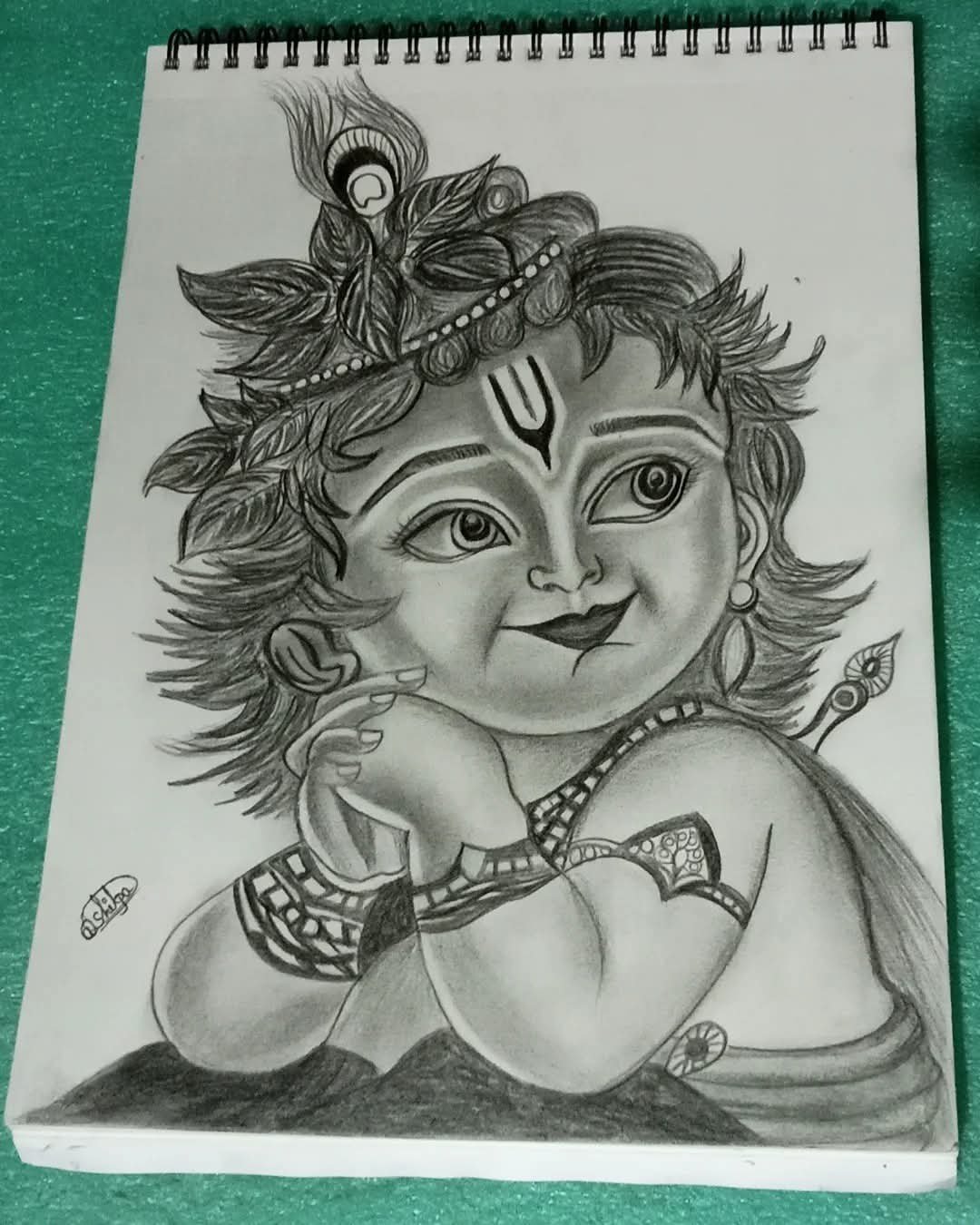 Bal krishna sketch (frame)